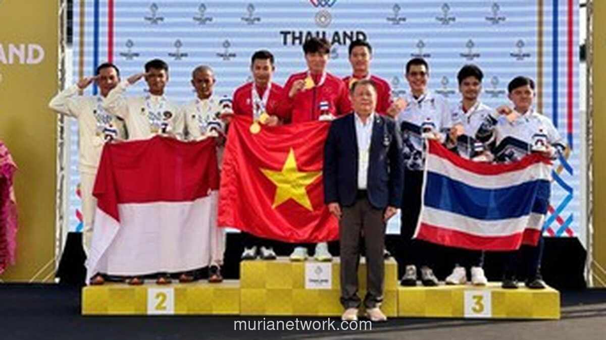 Anggota Brimob Sabet Dua Medali di SEA Games 2025 Thailand