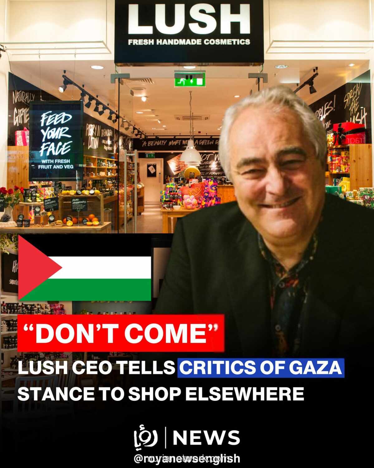 Pendiri Lush Beri Sinyal Tegas: Tak Sepolitik Saya? Jangan Beli Produk Kami