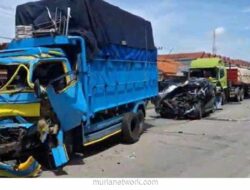 Tabrakan Beruntun Enam Kendaraan Picu Kemacetan Panjang di Jalur Pantura Pemalang