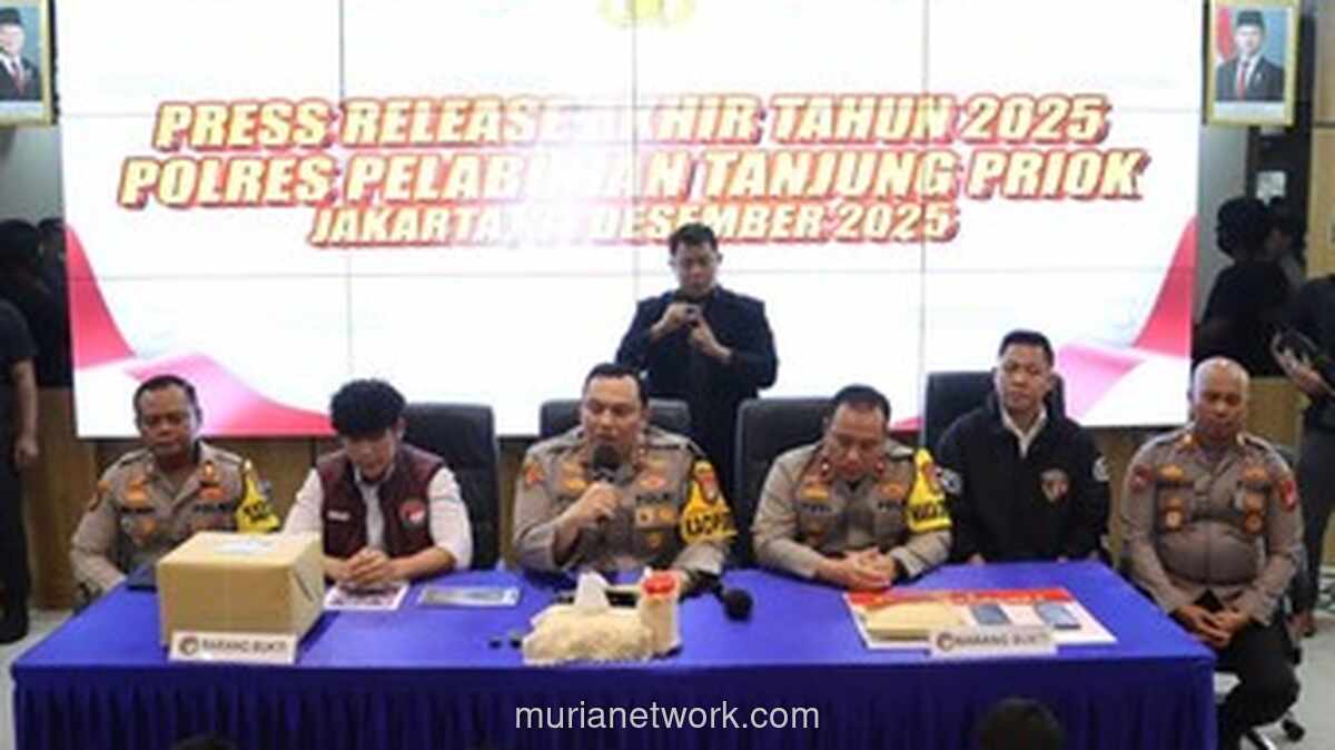 Polres Tanjung Priok Pamer Capaian: 92% Perkara Tuntas dan Narkoba Rp199 M Disita