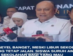 Program Makan Bergizi Tetap Berjalan Saat Libur, Netizen: Yang Makan Setan?