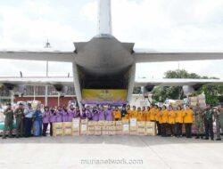 Bantuan Dharma Pertiwi dan IKKT Pragati Wira Anggini Diterbangkan ke Korban Bencana Sumatera