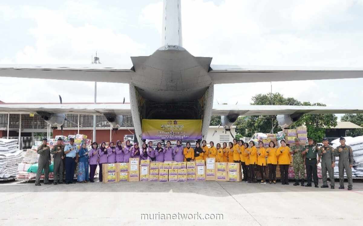 Bantuan Dharma Pertiwi dan IKKT Pragati Wira Anggini Diterbangkan ke Korban Bencana Sumatera