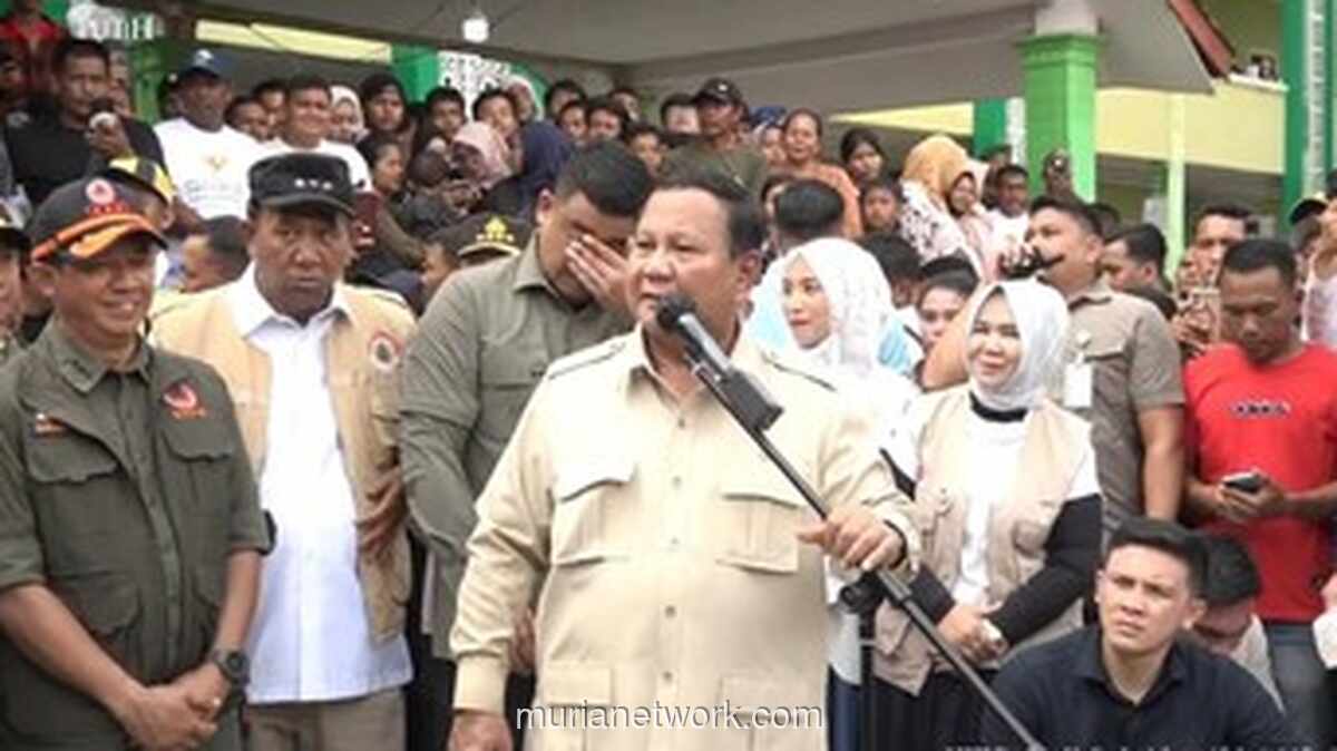 Prabowo di Langkat: Kalian adalah Keluarga Kami