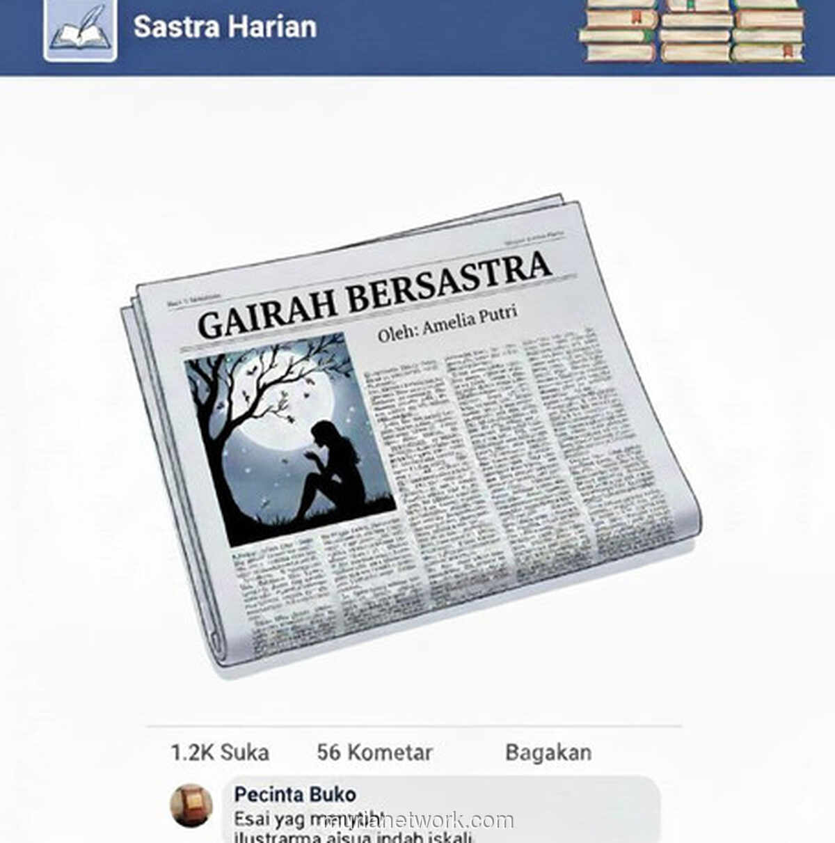 Sastra Tak Pernah Mati: Dari Lontar hingga Layar Ponsel