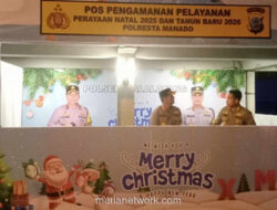 Kapolresta Manado Turun Langsung Cek Kesiapan Pos Nataru
