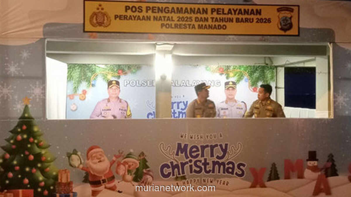 Kapolresta Manado Turun Langsung Cek Kesiapan Pos Nataru