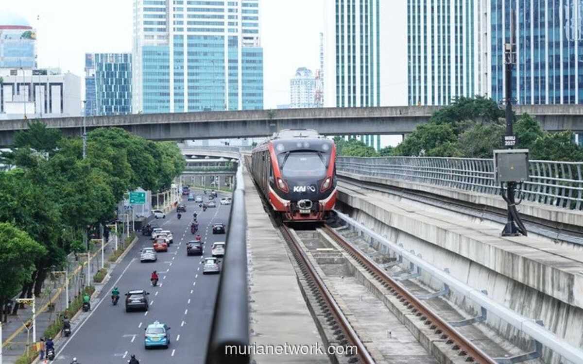 LRT Jabodebek Berlakukan Tarif Akhir Pekan Saat Libur Nataru