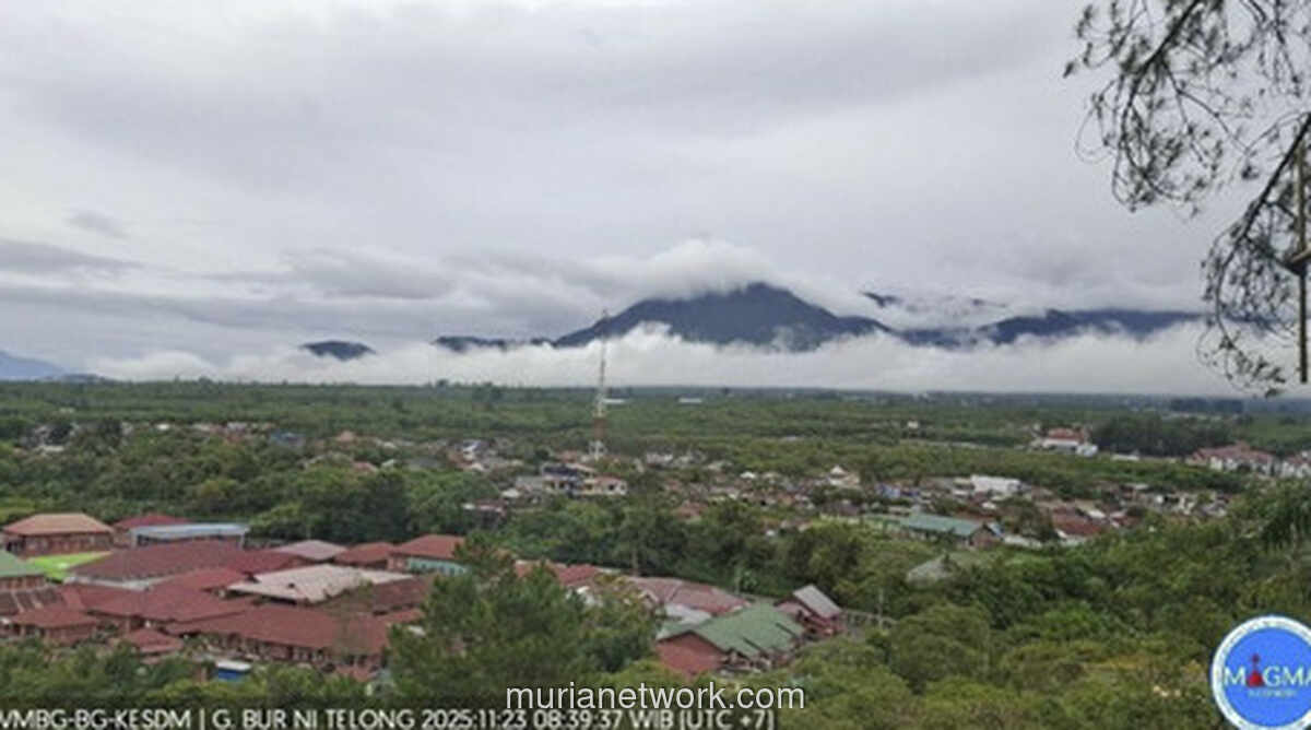 Burni Telong Siaga, Warga Diimbau Waspadai Letusan Mendadak