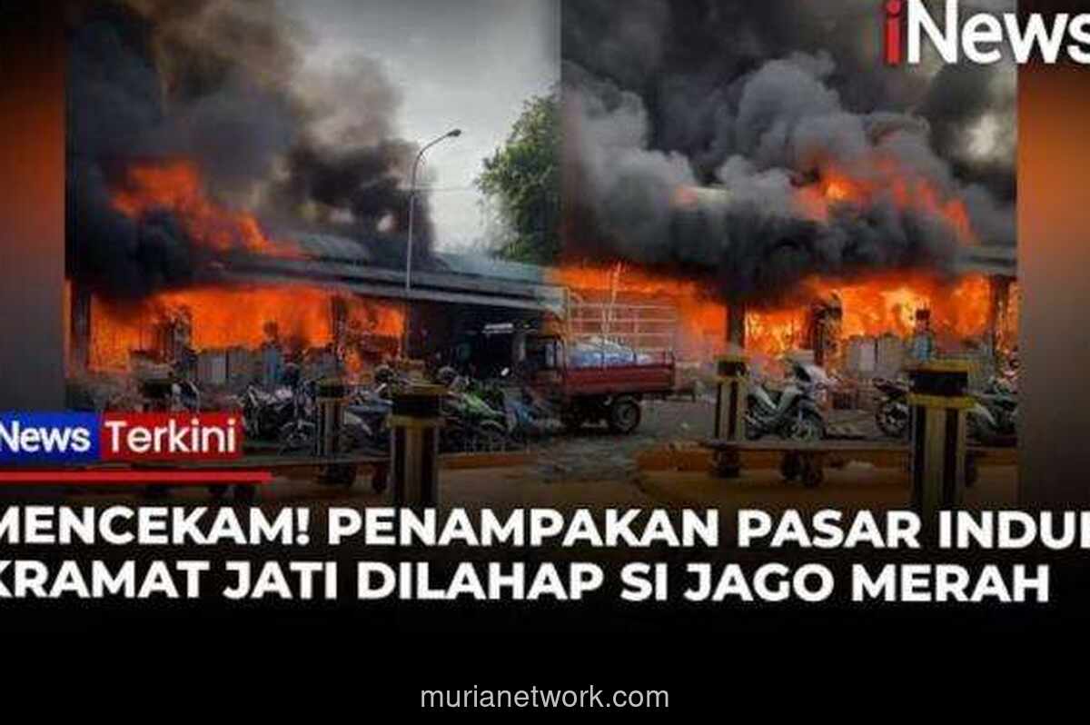 Si Jago Merah Lumat Pasar Induk Kramat Jati, 80 Personel Dikerahkan