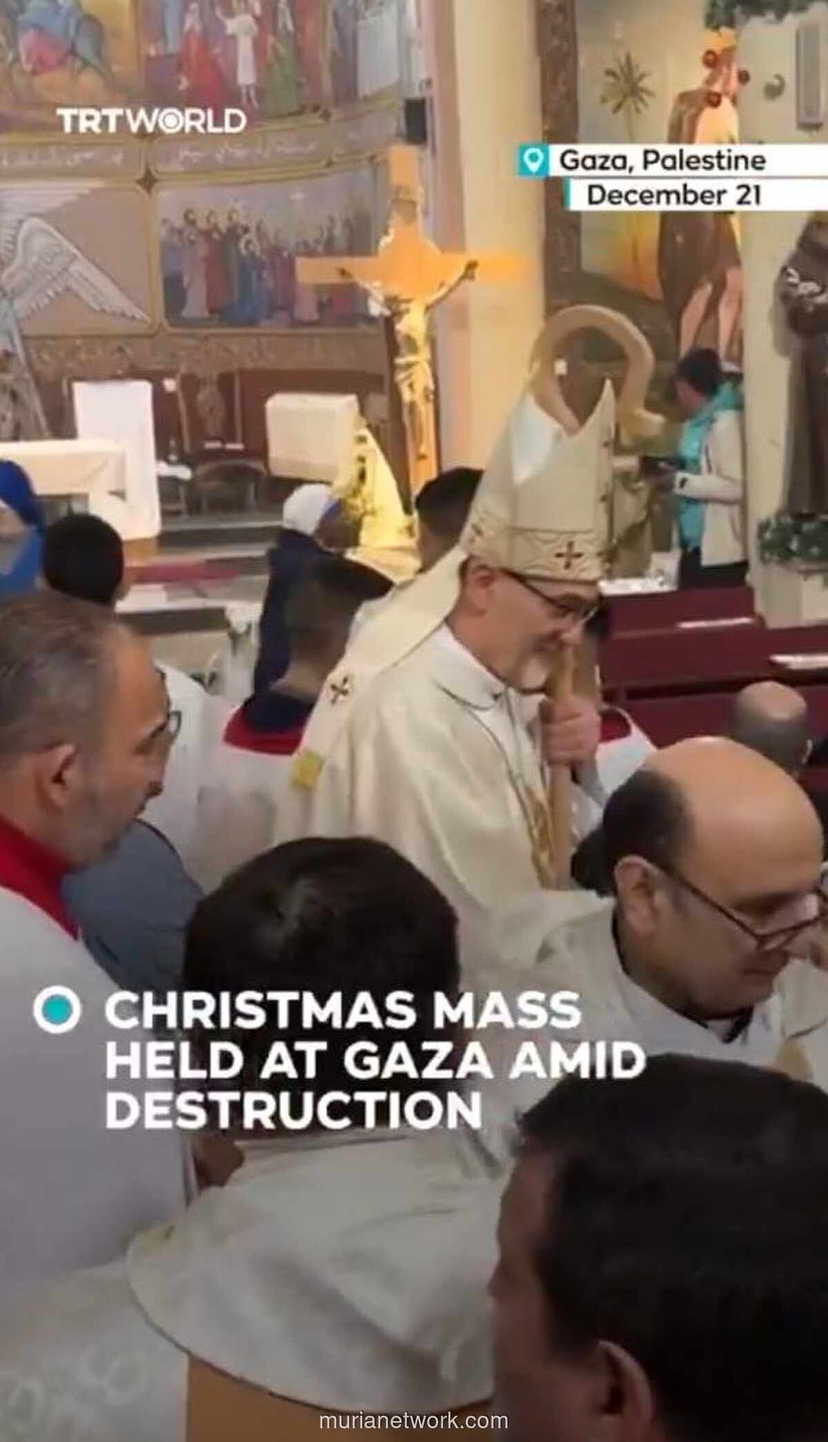 Misa di Gaza: Patriark Pizzaballa Pimpin Perayaan Natal dalam Hening dan Kepedihan