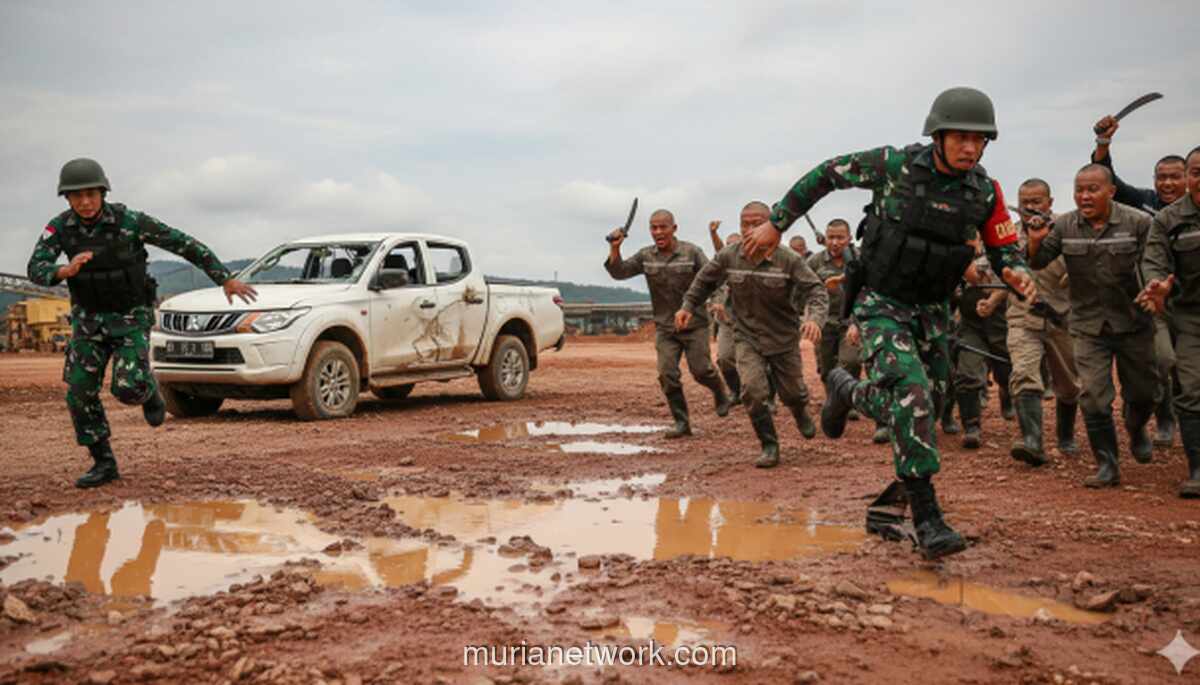Bentrokan Berdarah di Tambang Emas Ketapang, WNA Serang Personel TNI