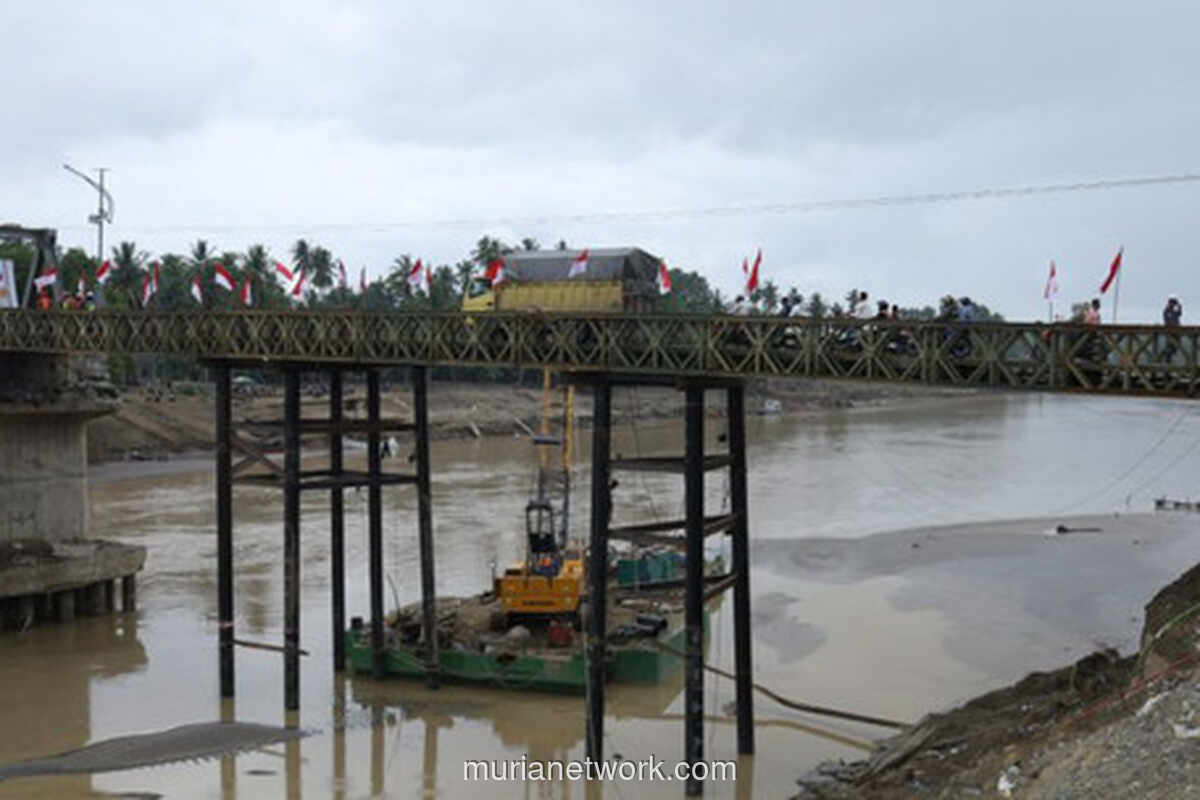 Jembatan Darurat Krueng Tingkem Akhirnya Beroperasi, Akses ke Banda Aceh Kembali Terhubung