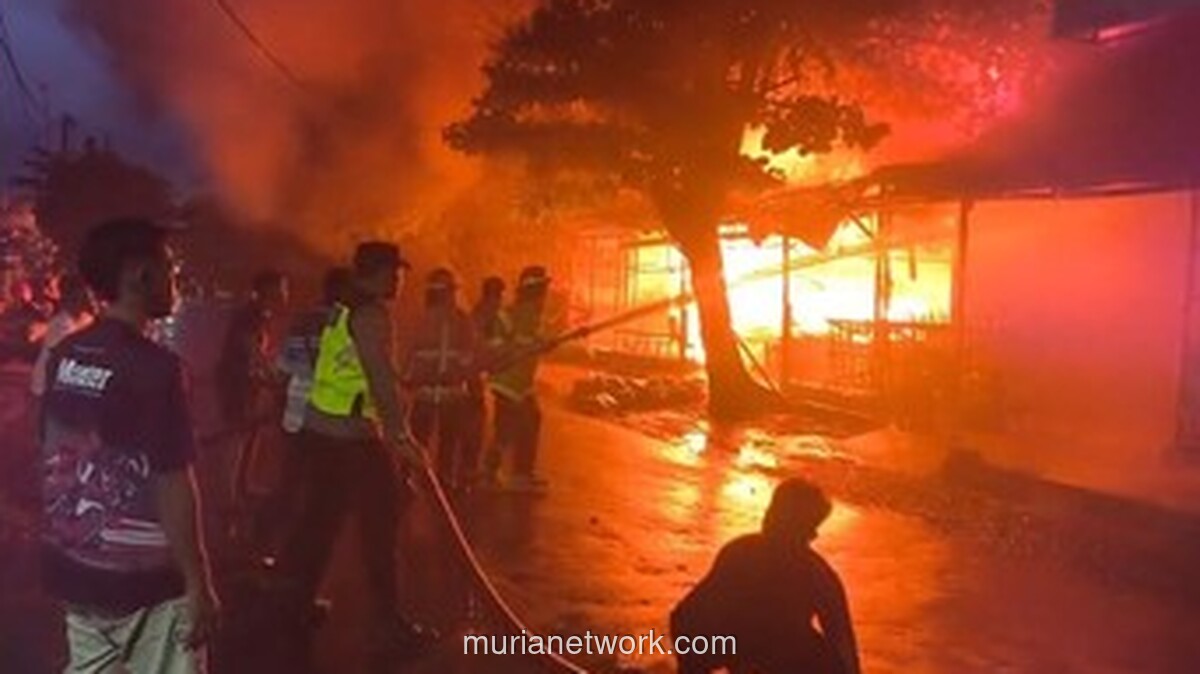 Pasar Pagi Pemalang Ludes Dilahap Api, 120 Unit Lapak dan Kios Hangus