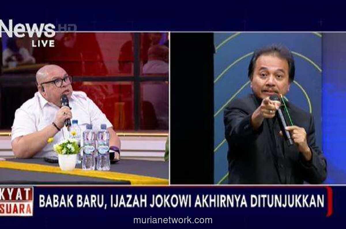 Debat Panas di iNews: Razman Tantang Kredensial Roy Suryo Soal Polemik Ijazah