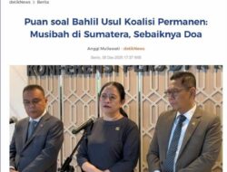 Puan: Saatnya Berdoa, Bukan Bahas Koalisi Permanen di Tengah Duka