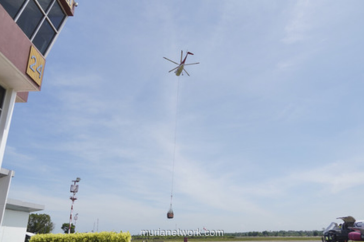 Helikopter Angkut Tabung Gas, Pertamina Terobos Isolasi Bener Meriah