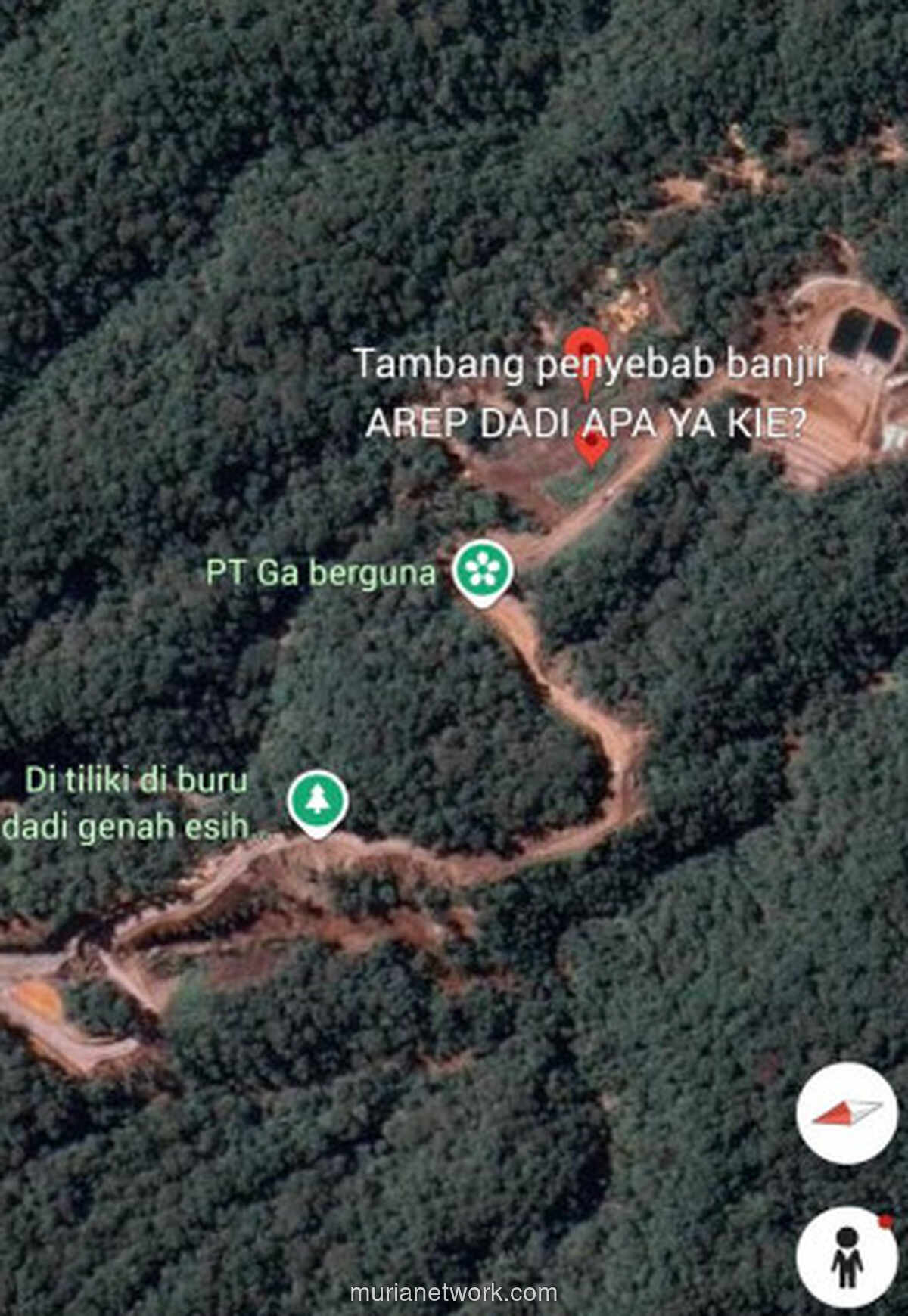 Foto Viral Kerusakan Gunung Slamet Ternyata Bekas Proyek Panas Bumi 2018