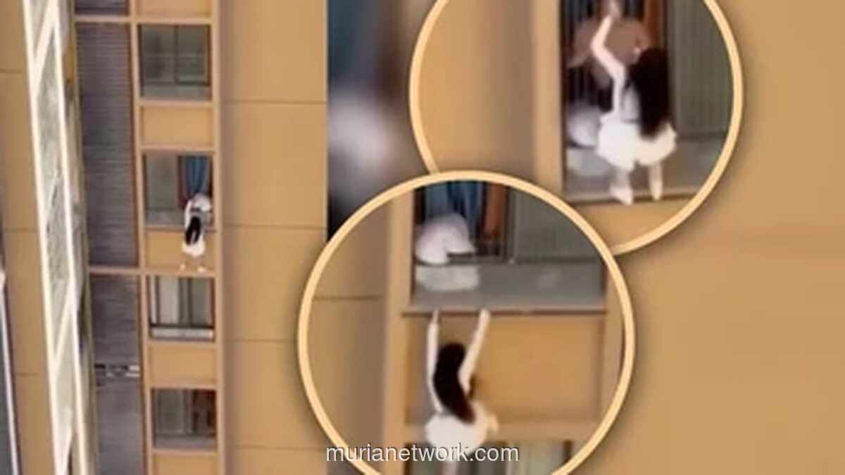 Pelakor Bergelantungan di Lantai 10, Kabur dari Istri yang Pulang Mendadak