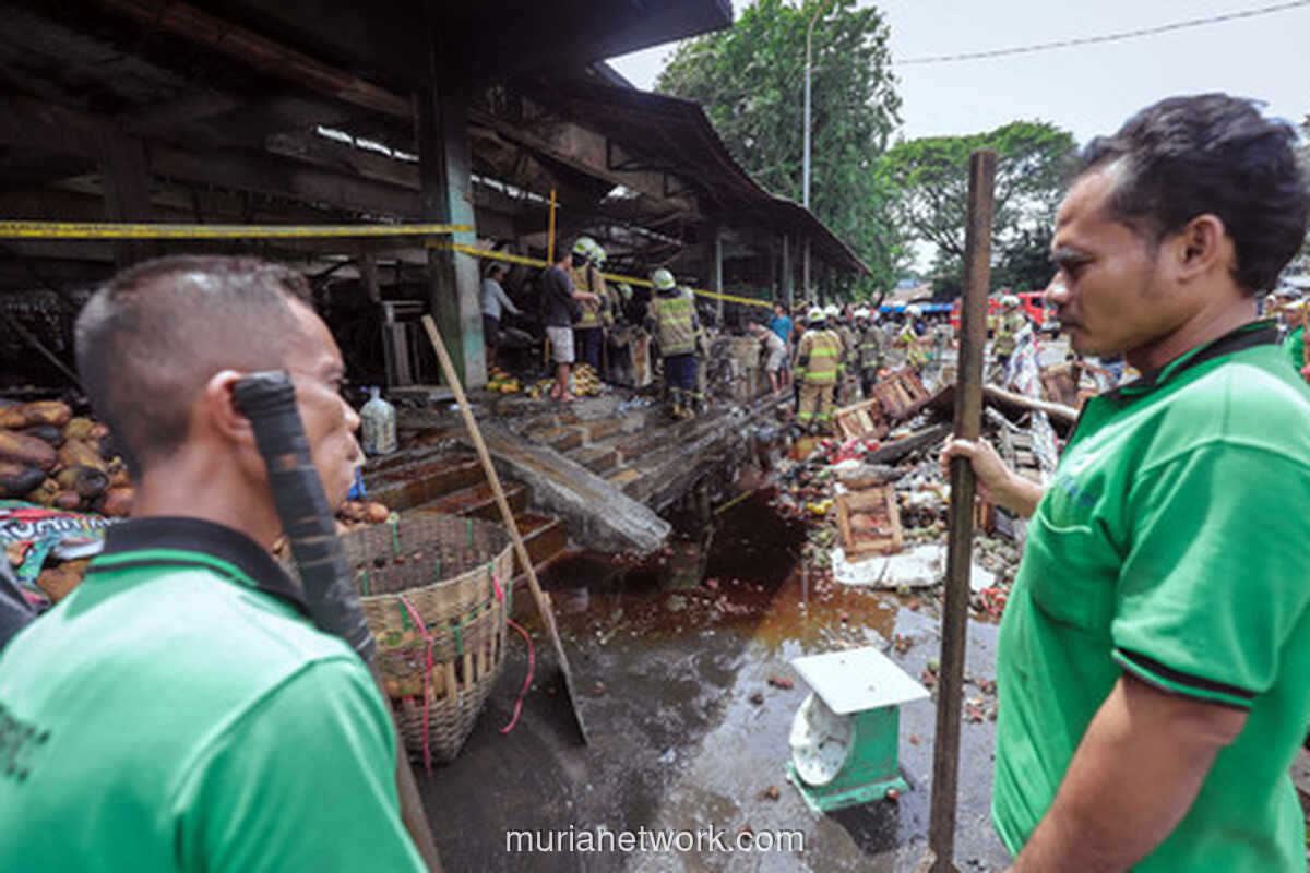 Pasar Induk Kramat Jati Ludes Dilahap Api, Kerugian Ditaksir Capai Rp 10 Miliar