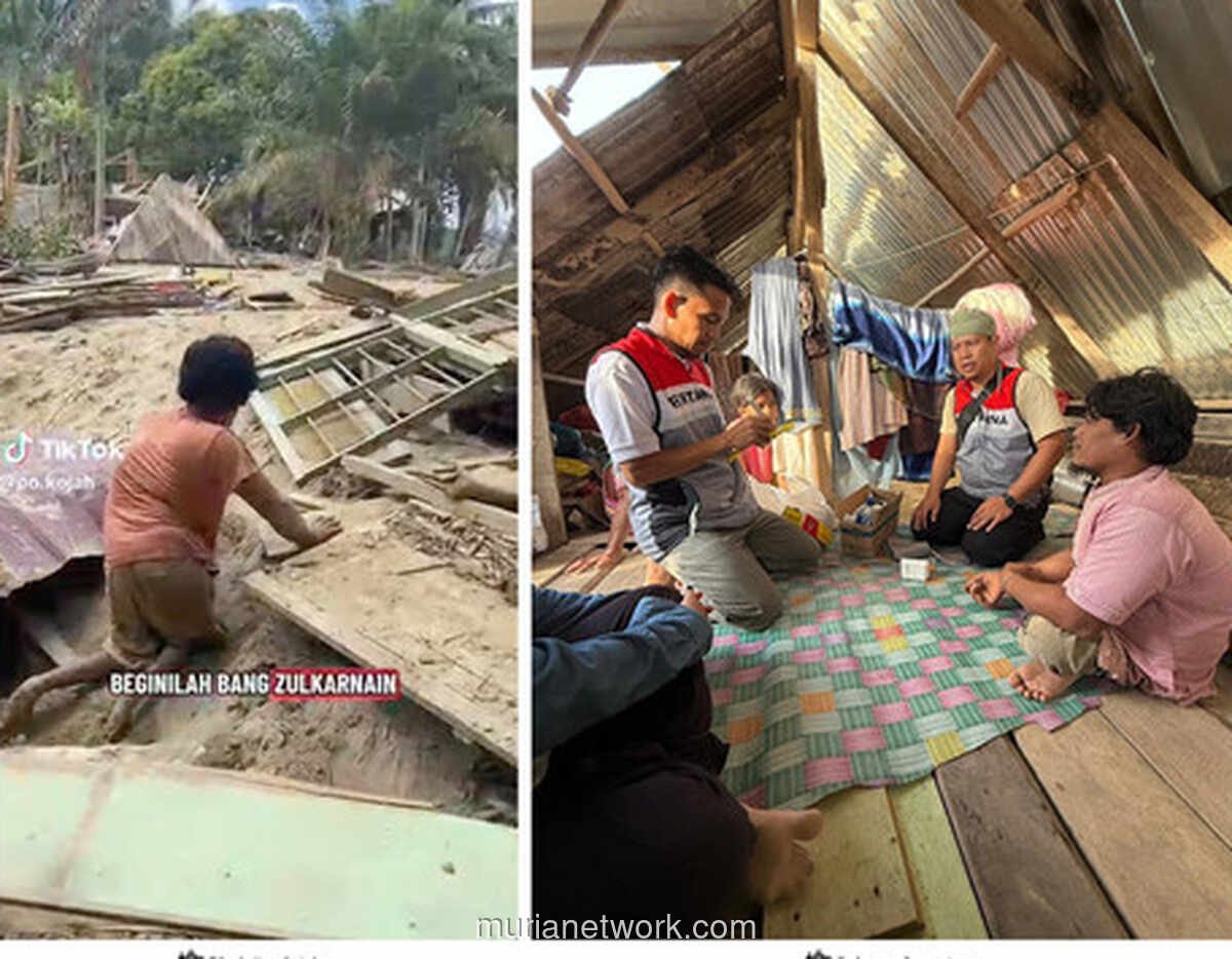 Relawan Tempuh Medan Berat Demi Bantu Warga Terisolir di Aceh Tamiang