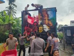 Ribuan Sekop dan Cangkul Tiba di Agam, Bantuan Polda Riau untuk Percepat Pemulihan