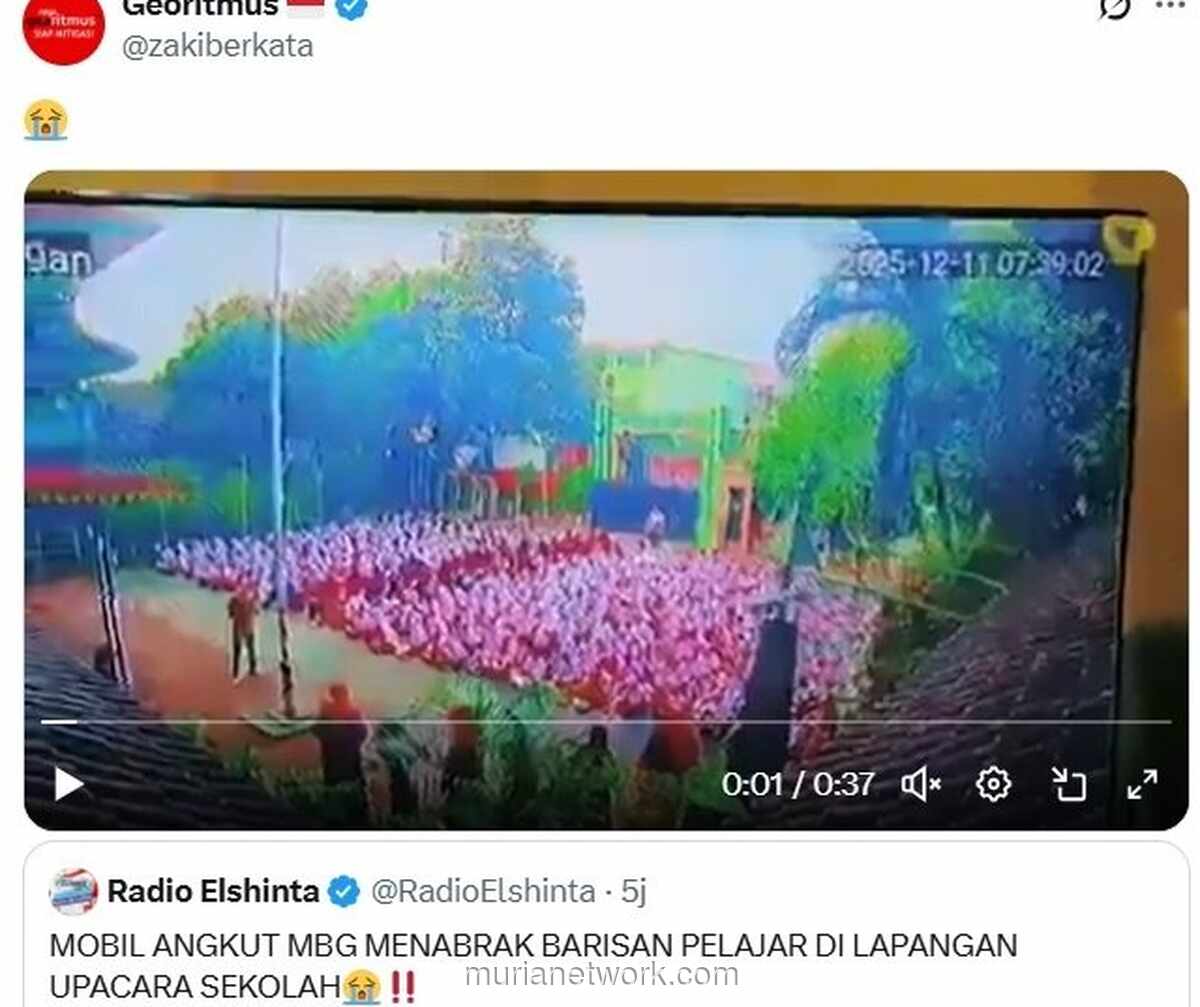 Tragedi di Lapangan Upacara: Mobil Bansos Tabrak Barisan Siswa SDN Kalibaru