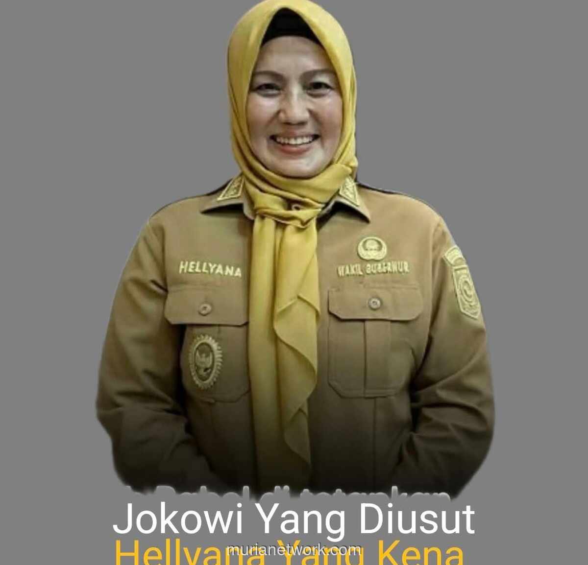Ijazah Jokowi yang Diperiksa, Wakil Gubernur Hellyana yang Jadi Tersangka