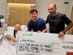 Cek Rp28 Miliar untuk Pahlawan Biasa di Ranjang Rumah Sakit Sydney