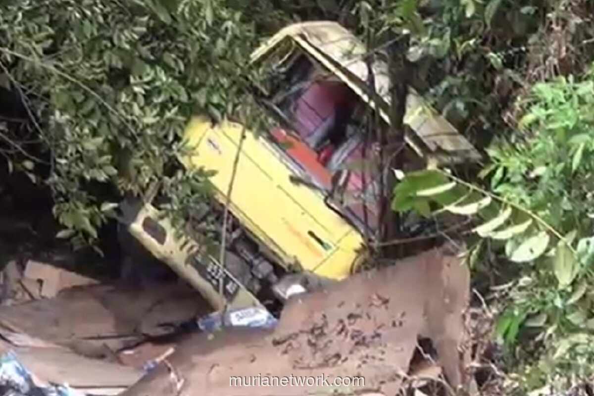 Truk Angkut Air Mineral Terjun Bebas ke Jurang 15 Meter di Pasaman, Sopir dan Kernet Selamat