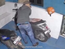 Aksi Curi Motor di Depok Terekam CCTV, Habis dalam Satu Menit