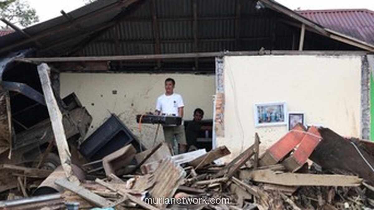 Galodo di Agam, Rumah dan Ruko Agen BRILink Lenyap Seketika