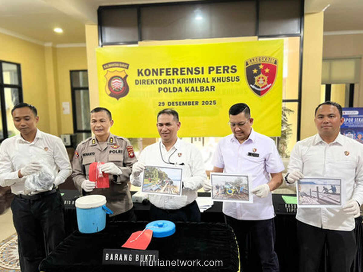 Polda Kalbar Kejar Cukong di Balik Tambang Emas Ilegal