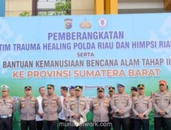 Polda Riau Kirim Buldozer dan Psikolog untuk Korban Terparah di Agam