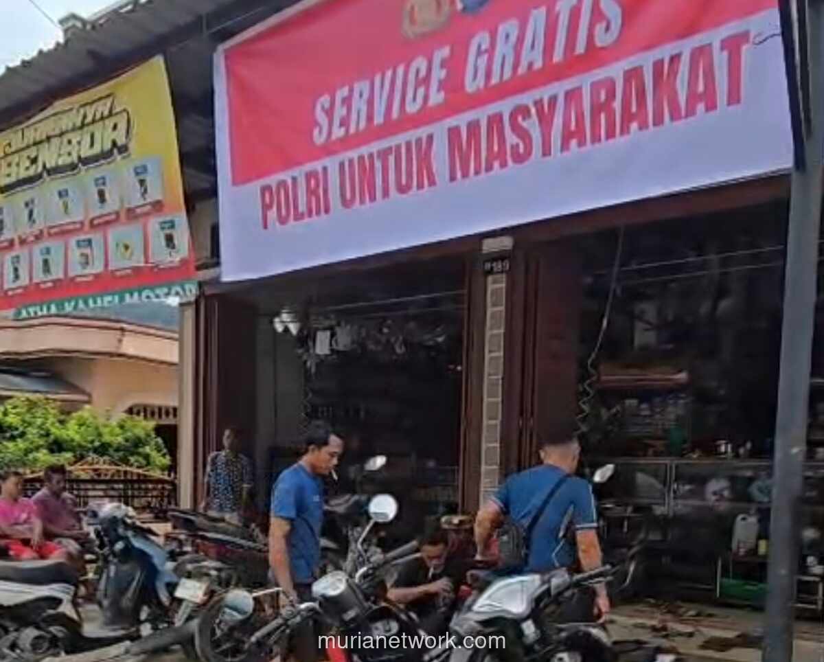 Polri Buka Servis Motor Gratis untuk Korban Banjir Sumatera