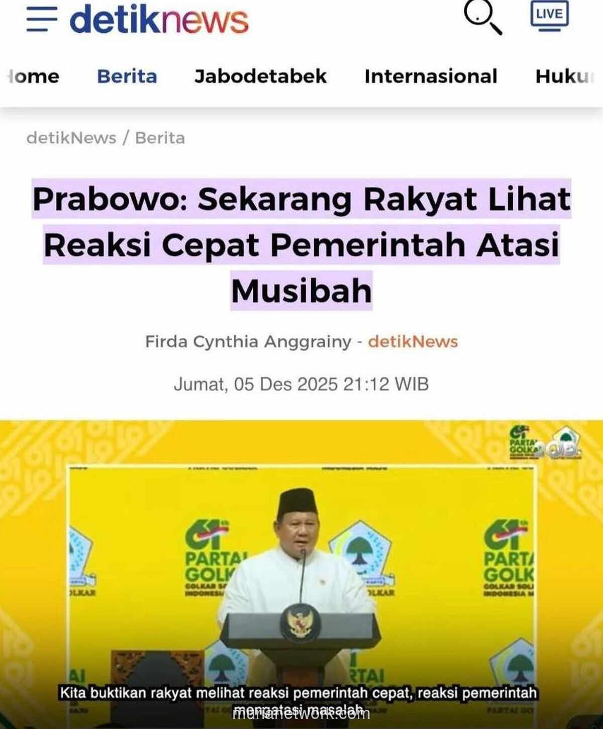 Di Balik Klaim Reaksi Cepat, Korban Banjir Aceh dan Sumatera Masih Bertahan Sendiri