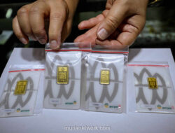 Emas Antam Melonjak Rp 59 Ribu, Sentuh Rp 2,56 Juta per Gram