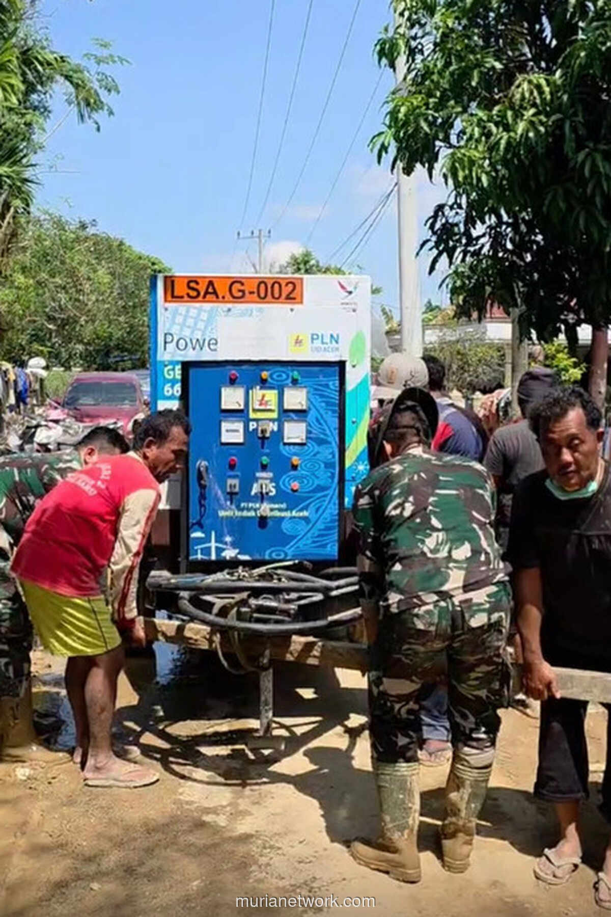 Genset PLN Tembus Medan Terjal, RSUD di Aceh Tamiang Kembali Terang