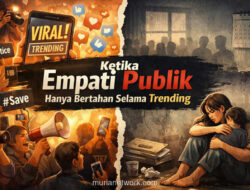 Empati di Era Digital: Ketika Kepedulian Hanya Bertahan Seumur Trending