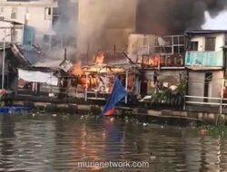 Korsleting Picu Kobaran Api, 14 Rumah di Kapuk Muara Ludes