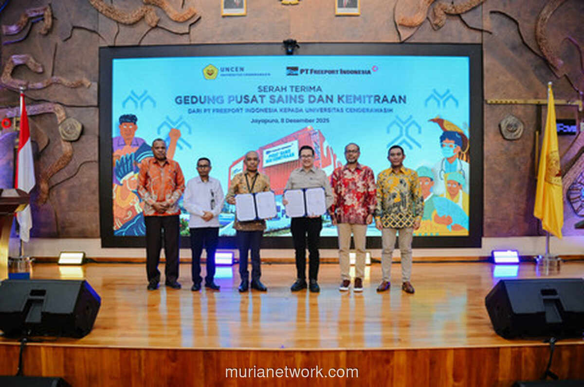 Freeport Serahkan Pusat Sains Modern ke UNCEN, Dukung Generasi Papua Kuasai STEM