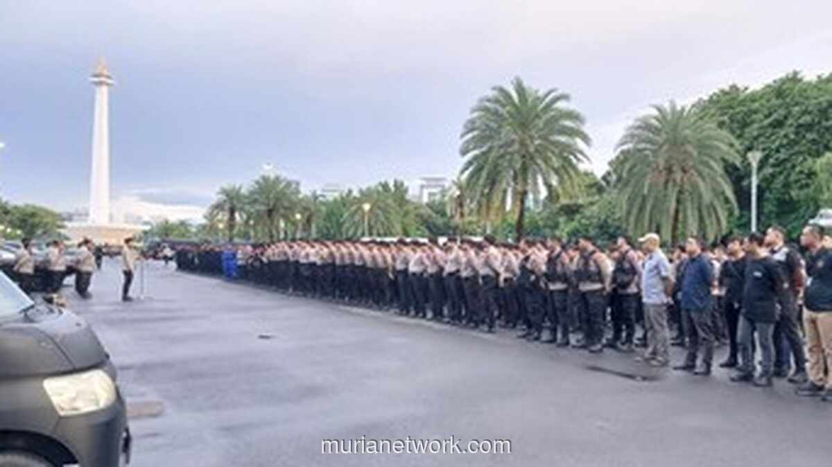 Monas Dikawal Ketat, Ribuan Personel Amankan Milad The Jakmania