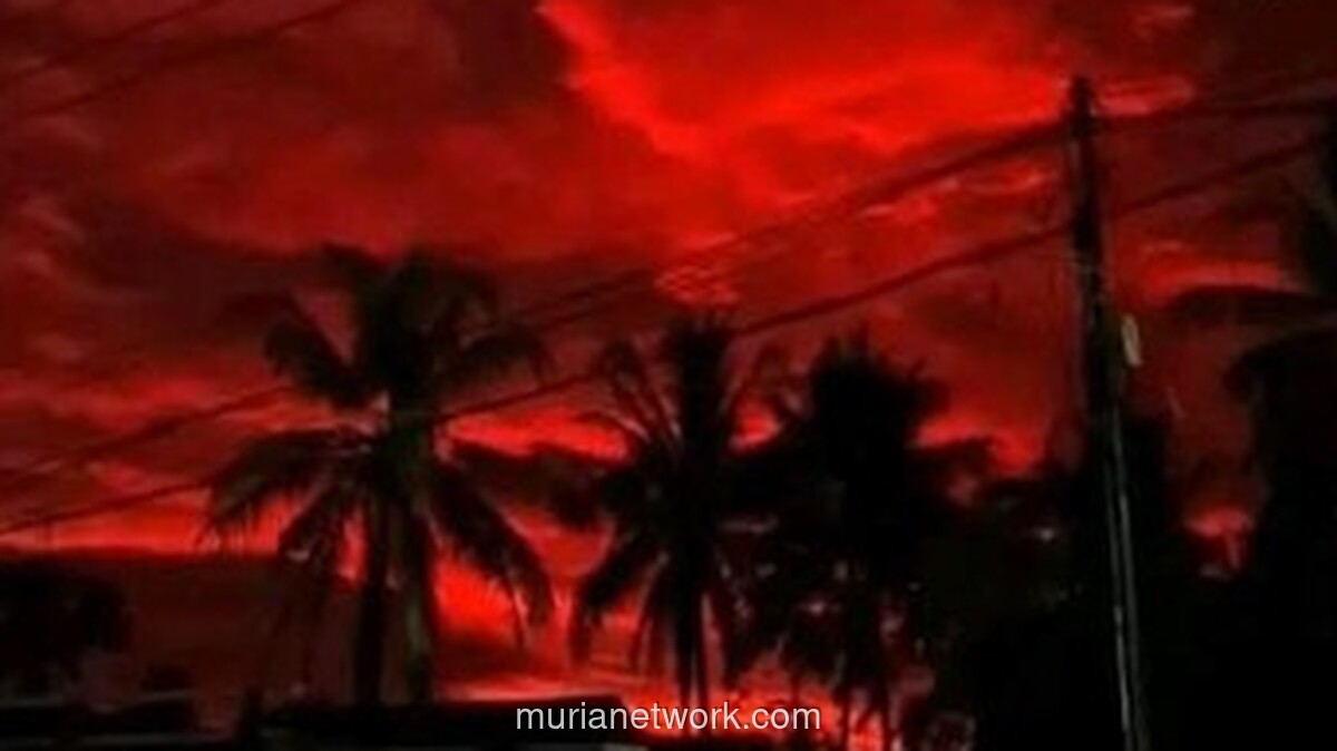 Langit Merah Mencekam di Pandeglang, BMKG Ungkap Penyebab Sebenarnya