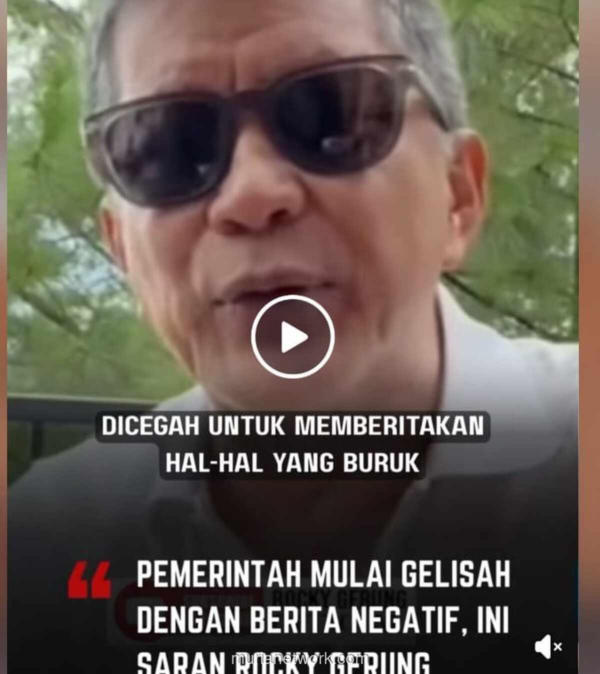 Rocky Gerung Soroti Pejabat, Bukan Netizen, yang Rusak Kepercayaan Publik