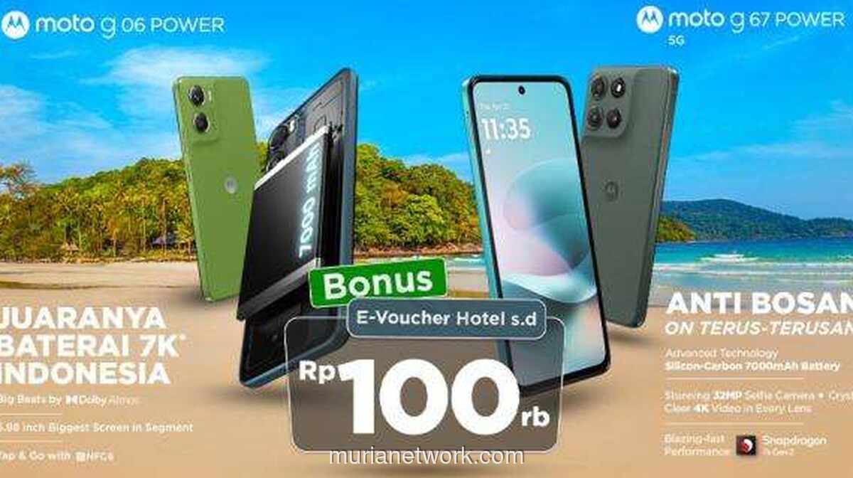 Motorola Rilis Dua Ponsel Tangguh, Baterai 7.000mAh untuk Liburan Tanpa Khawatir