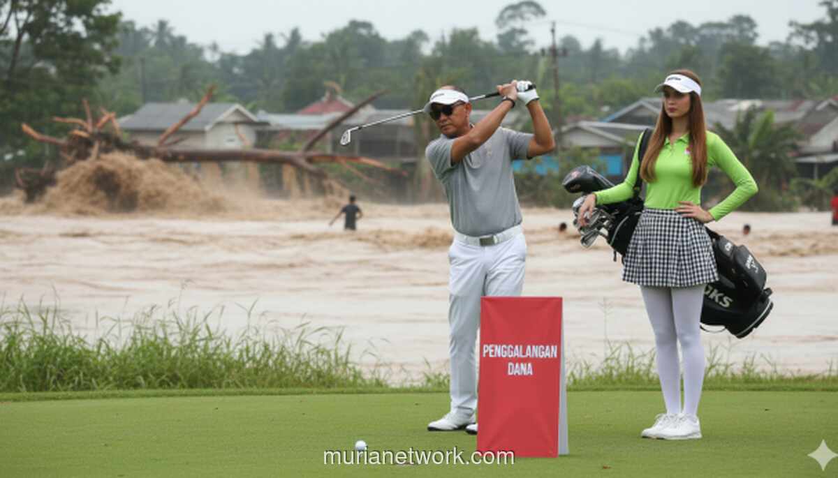 Sorotan Empati: Kepala BGN Main Golf Saat Sumatera Dilanda Bencana
