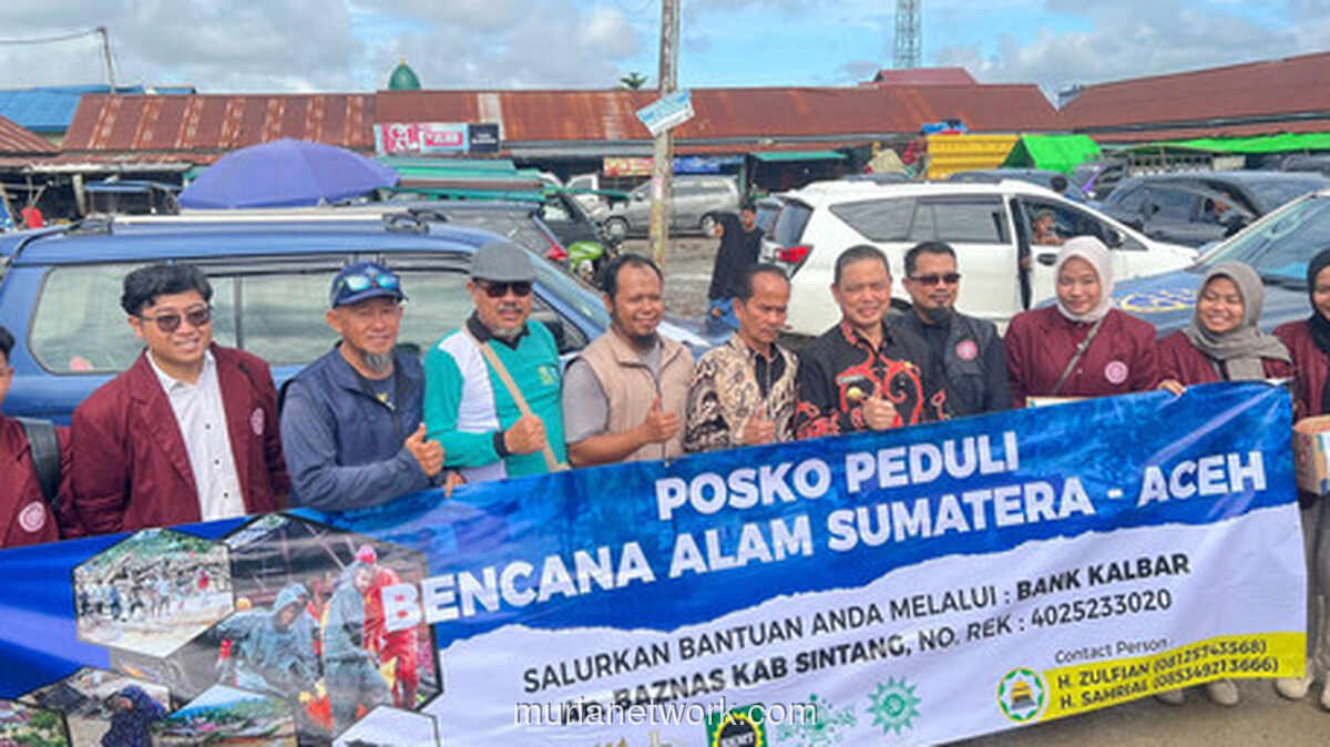 Sintang Bergerak: Ormas dan Kampus Turun Jemput Donasi untuk Korban Bencana Sumatera-Aceh