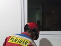 Damkar Turun Tangan Bongkar Jendela untuk Evakuasi Ayah Lansia Terkunci di Dalam Rumah