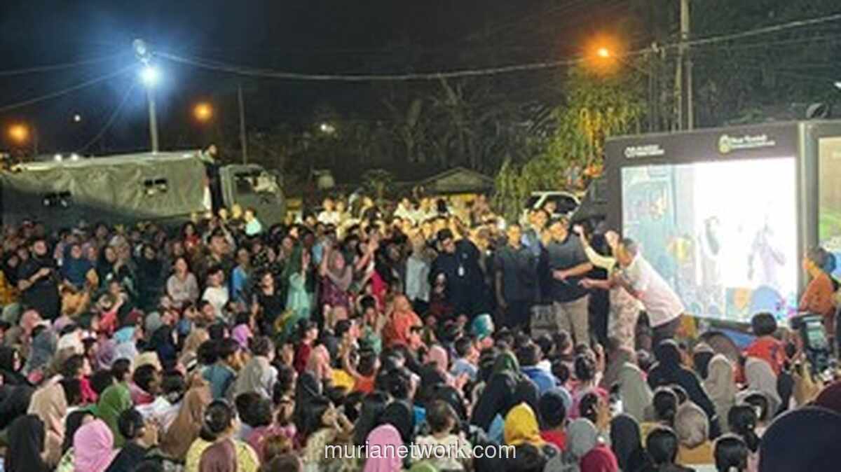 Prabowo Rayakan Malam Tahun Baru Bersama Pengungsi Tapsel