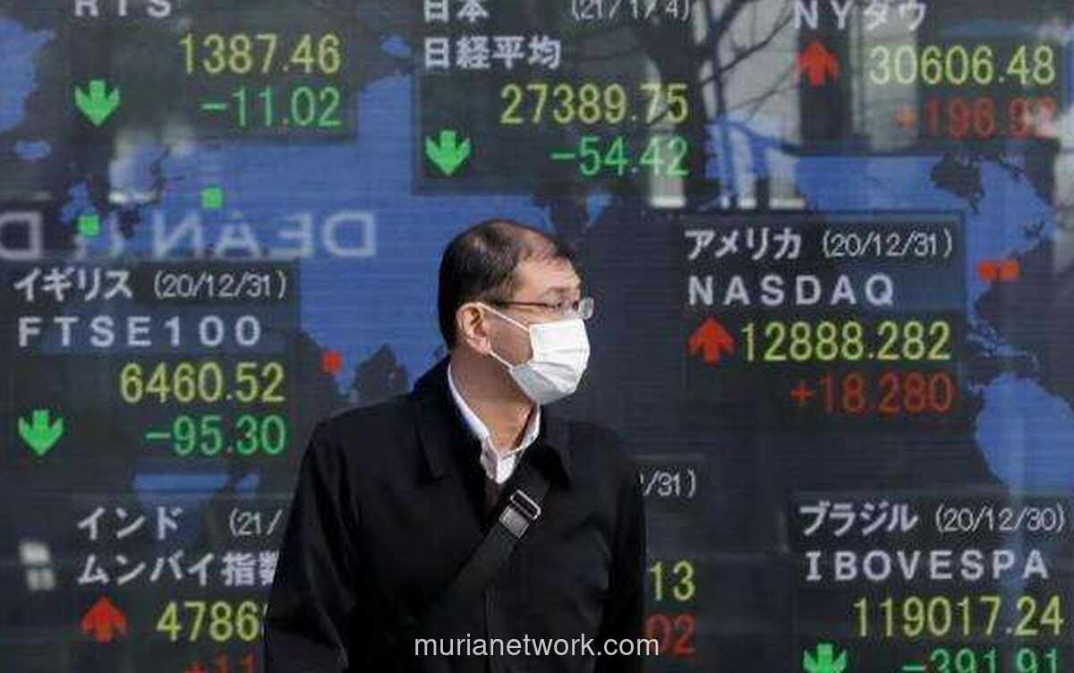 Pasar Asia Lesu, Napas Tertahan Menjelang Keputusan The Fed
